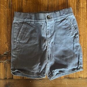Boys Janie and Jack navy/grey cotton shorts. Size 5